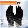 Gants Chauffants USB pour Femmes et Hommes, Gants Chauds pour écran Tactile pour l'hiver Tricoter, 3 Niveaux de Température Ajus