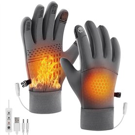 Gants Chauffants USB pour Femmes Hommes