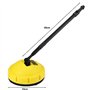 Accessoires de nettoyeur haute pression rotatifs pour nettoyeur de voiture multi-surfaces Outil de nettoyage de cour de remplace