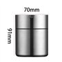 Generic Cendrier de voiture avec couvercle - Cendrier portable sans fumée - Mini poubelle de bureau en acier inoxydable - Cendri