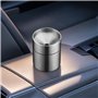 Generic Cendrier de voiture avec couvercle - Cendrier portable sans fumée - Mini poubelle de bureau en acier inoxydable - Cendri