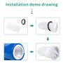 Micro Sacs filtrants pour aspirateur de Piscine compatibles avec Pool Blaster Water Tech Catfish, Max CG, Aqua Broom et Autres a