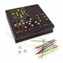 SpinMaster – Coffret en Bois 10 Jeux – Collection de Jeux Classiques