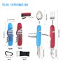 Couverts Pliant 6 en 1 pour Voyage