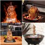 onlyfire Lot de brochettes brésiliennes pour Barbecue (Pointes de 23,5 cm et 30 cm), Accessoires de Barbecue Idéal pour Les Taco