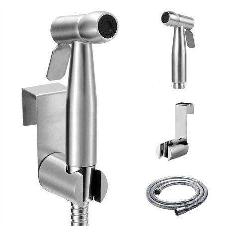 Kit de Pulvérisateur de Bidet en Acier inoxydable avec tuyau de 1