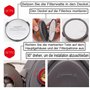 goambuy 8 ni 1 Masque respiratoire à gaz pour peinture, poussière fine, travail et ponçage | Masques anti-poussière, gants, lune
