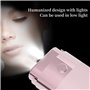 Épilateur pour Femme, Épilateur Rechargeable avec Double Tête de Rasoir, Mini Épilateur Électrique sans Fil pour le Corps, le Vi