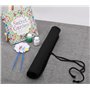 Amoyie Organiseurs pour Pinceaux de Peinture, Pochette Enroulable, Tousse de voyage de Toile pour aquarelle pinceaux, pinceaux G