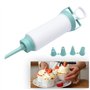 Seringue à glaçage pour la cuisson - Seringue à beignets - Set de seringues à crème - Seringue à garnir - Décoration de dessert