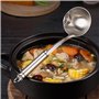 CuillèRe à éCumoire En Acier Inoxydable 304 CuillèRe à éCumoire SéParateur Graisse Louche Cuisine En Acier Inoxydable Avec Manch