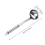 CuillèRe à éCumoire En Acier Inoxydable 304 CuillèRe à éCumoire SéParateur Graisse Louche Cuisine En Acier Inoxydable Avec Manch