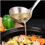 CuillèRe à éCumoire En Acier Inoxydable 304 CuillèRe à éCumoire SéParateur Graisse Louche Cuisine En Acier Inoxydable Avec Manch