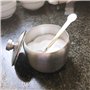2pcs Petit Bol à Sucre Pot à Épices avec Couvercle et Cuillère pour Maison et Cuisine Sel Su