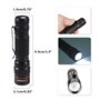 GUODSKHOO Lot de 2 Lampes de Poche LED Rechargeable Tactiques Lampe Torches Ultra Puissante par USB Avec Résistante à L'eau 3 Mo