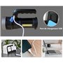 GUODSKHOO Lampe Torche Puissante Rechargeable Lampe de Poche 4 Modes Imperméable à l'eau Portable Torches de Travail Lampe pour 