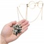 HAOBIN 100 pieces Lunettes Extrémités Chaîne de Lunettes Retenue Embouts de chaîne de lunettes Boucle de Chaîne de Lunettes Conn