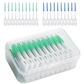 LacyMC 200 Pcs Brossettes Interdentaires