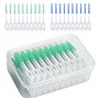 LacyMC 200 Pcs Brossettes Interdentaires
