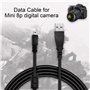 LacyMC Câble Données Data de Charge USB UC-E6,Câble USB compatible avec Panasonic/Lumix/Nikon DSLR D750 D5300 D3200 Coolpix L340