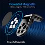EasyULT Support Téléphone Voiture Magnétique[2 Pièces], Air Vent Magnétique Support Téléphone avec 8 Plaques Métalliques Magnéti