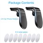 EasyULT Support Téléphone Voiture Magnétique[2 Pièces], Air Vent Magnétique Support Téléphone avec 8 Plaques Métalliques Magnéti