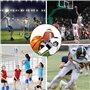 SHUBEIEUMI Sifflet, Lot de 2 Sifflets de Acier Inoxydable, Sifflet Puissant et Net avec Cordon, pour Les Entraîneurs de Sports, 