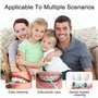 EUZUXU 200 Pcs Brossettes Interdentaires, Silicone Cure Dent Brossette Bâtonnet Interdentaire, Outil de Nettoyage de Dents pour 