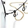 Aidqxbaoer Boucle Attache en Caoutchouc, Attache Lunette de Chaînes de Lunettes Réglables Extrémités, Réglable Universel Attache