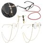 Aidqxbaoer Boucle Attache en Caoutchouc, Attache Lunette de Chaînes de Lunettes Réglables Extrémités, Réglable Universel Attache