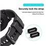 FuzlPnag 15 PCS Silicone bracelet De Montre boucle,Boucles de Rechange en Caoutchouc Siliconé, 20 mm Boucles de Bracelet,Passant