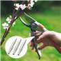 LUMOOM Lot de 6 ressorts de rechange pour sécateur de jardin en acier inoxydable - 6 cm - Ressorts de rechange pour sécateur - A