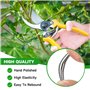 LUMOOM Lot de 6 ressorts de rechange pour sécateur de jardin en acier inoxydable - 6 cm - Ressorts de rechange pour sécateur - A