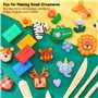 Shuttle Art 112 PCS Kit Pâte Polymère Petits Blocs, 95 Couleurs Uniques & Plus de Couleurs Courantes de Polymere Clay, 5 Outils 