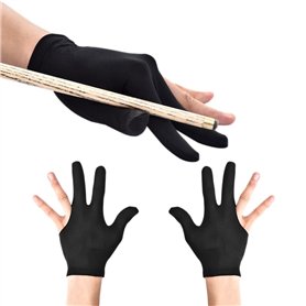JKJF Lot de 4 gants de billard à 3 doigts pour queue de billard