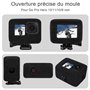 FitStill Windslayer Housse de Protection Coupe-Vent pour Go Pro Hero 13, 12, 11, 10, 9 - Mousse Noire Réduction du Bruit du Vent