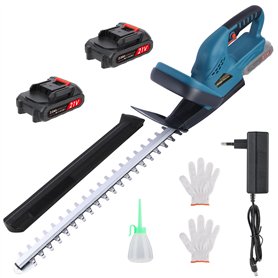 Quorium Taille-Haies sans Fil 20V: 510mm Taille Haie Electrique avec Batterie 2 x 2Ah et Chargeur Rapide
