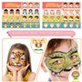 Chennyfun Palette de Maquillage Enfants Kit Licornes de Peinture pour Le Visage-16 Grandes Peintures, Peinture pour Le Visage et