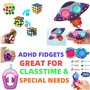 Paochocky Fidget Sensory Toy Set, 26PCS Jouet Anti-Stress Kit, pour la Concentration, Jouet pour Enfants avec Soulagement de l'a