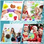 Chennyfun Mochi Squishies Calendrier de l'Avent 2024, Calendrier de l'Avent Mochi Squeeze Toy, 24 Jours Calendrier de Compte à R