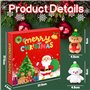 24pcs Calendrier de l'Avent Mochi Squeeze Toy pour Enfant