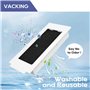 VACKING Pièces de rechange compatibles avec les accessoires d'aspirateur Ecovacs T30 Omni / T30 Pro Omni, 1 brosse principale, 4