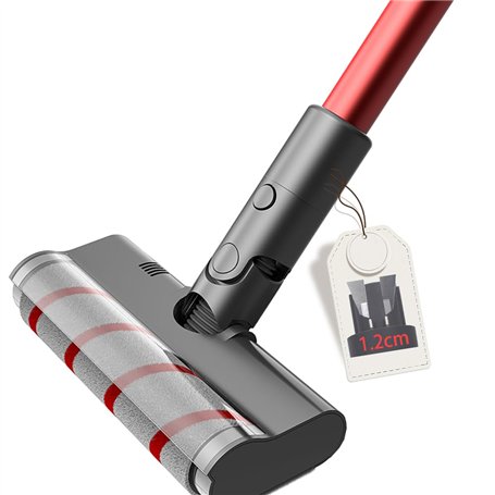 Geoviizon Brosse à rouleau souple - Accessoire compatible avec aspirateur Dreame V11 SE/V12/V12 Pro/T20/T20 Pro