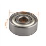 HALJIA Roulement à billes en métal blindé pour imprimante 3D - Voitures camions - 4 mm x 13 mm x 5 mm - Accessoire - 10 pièces -