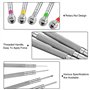 16 Pièces Tournevis Precision Réparation Outils Kit Horloger avec Pincettes Chiffon Et Sac De Rangement, Jeu Petit Tourne Vis Ho