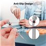 16 Pièces Tournevis Precision Réparation Outils Kit Horloger avec Pincettes Chiffon Et Sac De Rangement, Jeu Petit Tourne Vis Ho