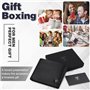 TEEHON® Portefeuille Homme en Cuir Véritable avec Blocage RFID/NFC 8 Porte Carte Crédit, 2 Compartiment à Billets, Classique Por