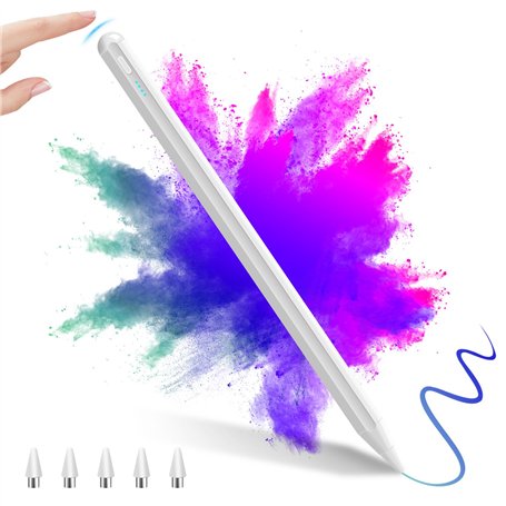 Stylet pour Écrans Tactiles - Stylo Capacitif Haute Sensibilité Universel - Compatible iPad Pro/Mini/Air