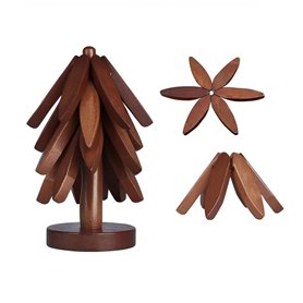 MIZORLIE Dessous de plat en bois pour plats chauds