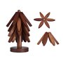 MIZORLIE Dessous de plat en bois pour plats chauds